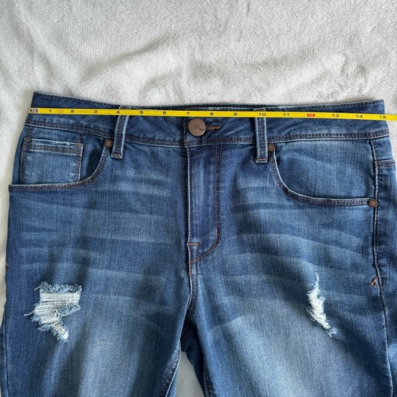 1822 Distressed capri cropped jeans size 8 - Picture 9 of 10